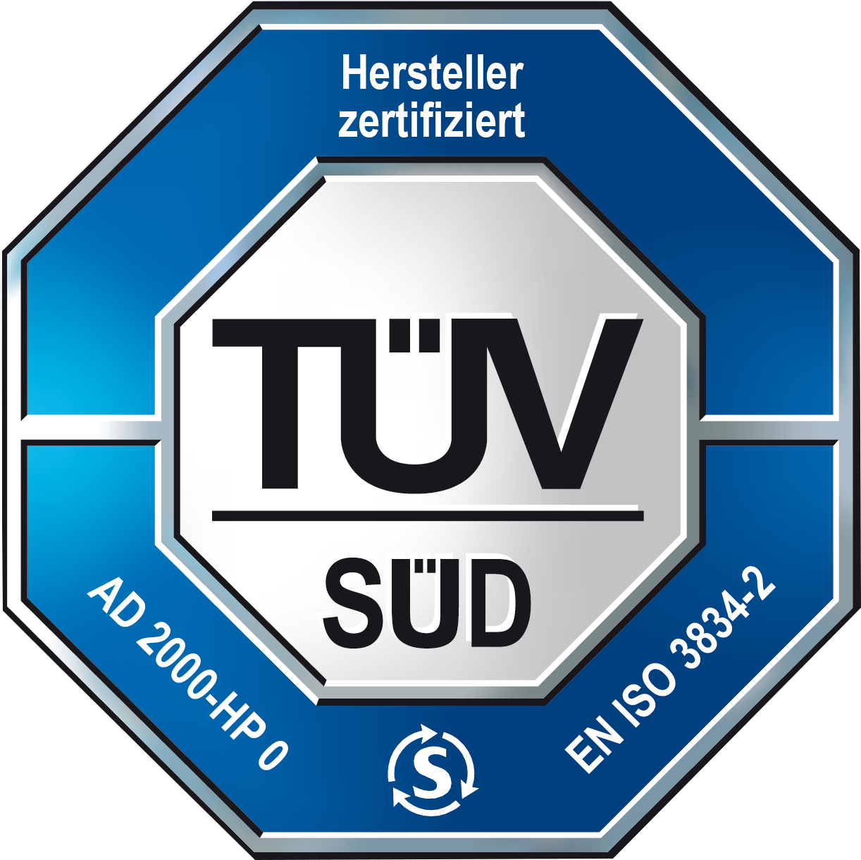 Zertifiziert nach AD2000 HP0